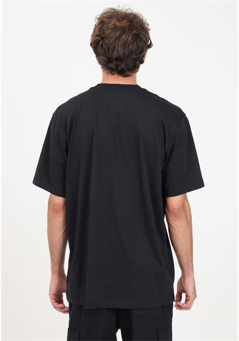 Men's black short-sleeved t-shirt with logo patch CALVIN KLEIN JEANS | J30J325652BEHBEH
